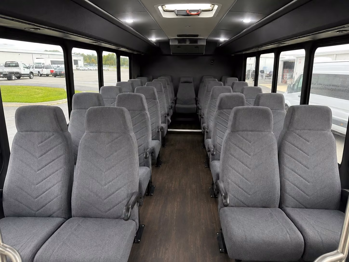 18 passenger minibus interior