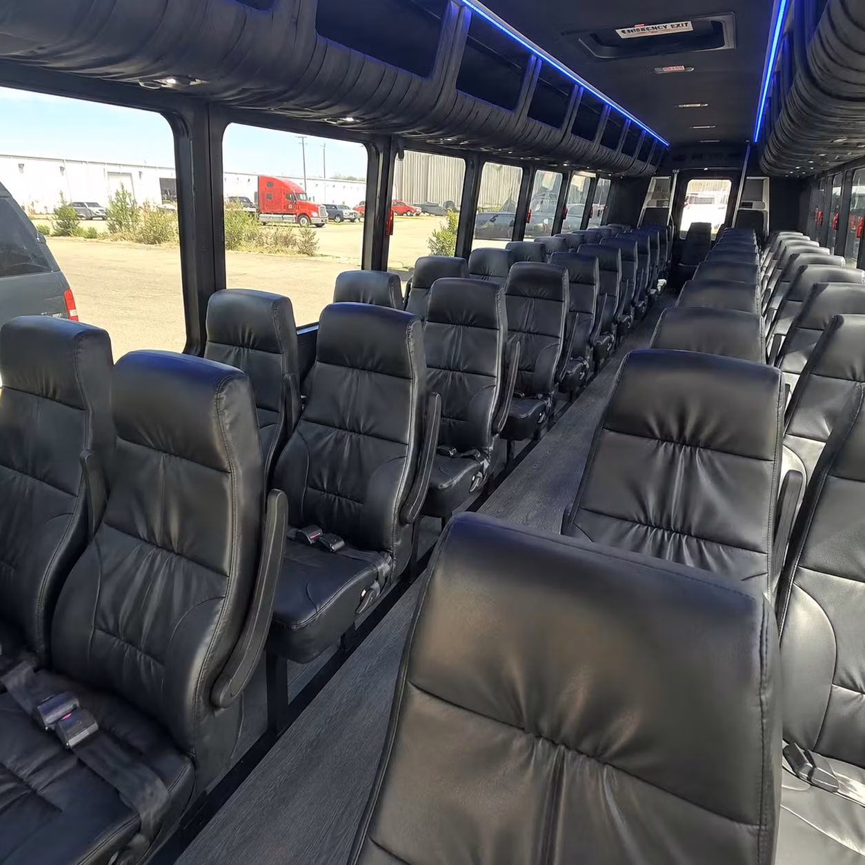 25 passenger minibus inside