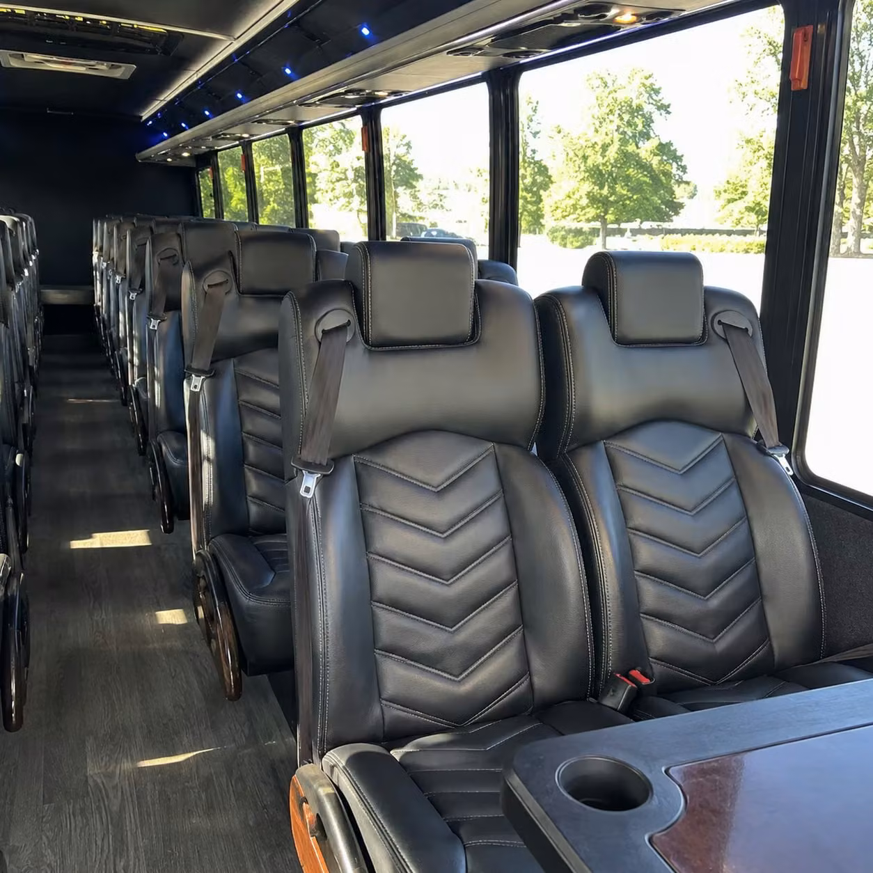 30 passenger minibus inside