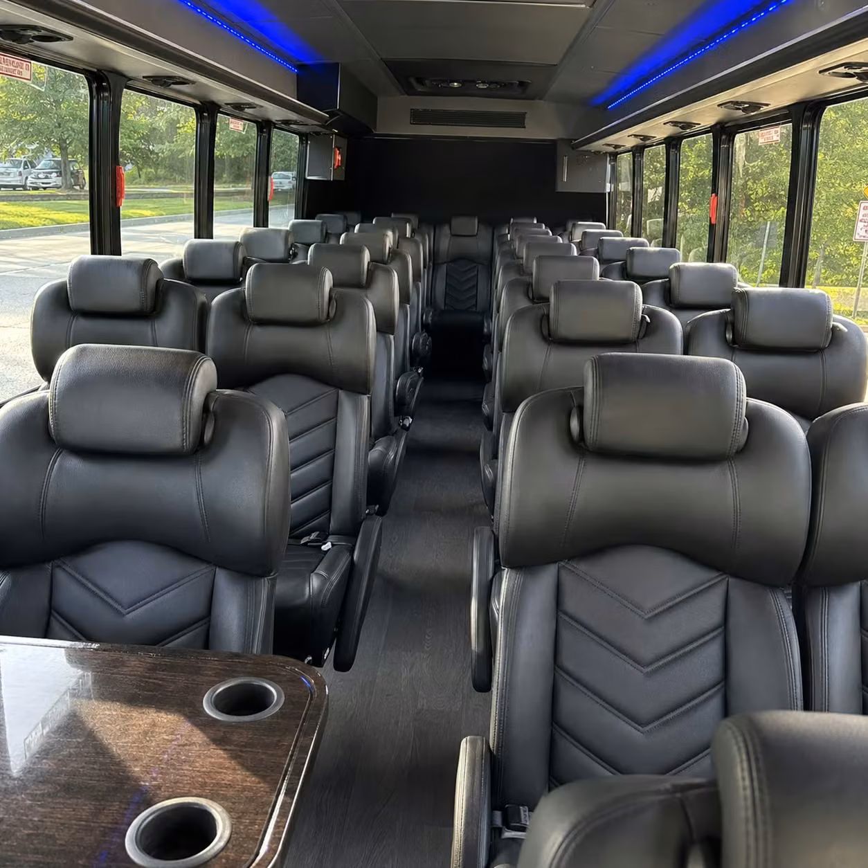 30 passenger minibus interior