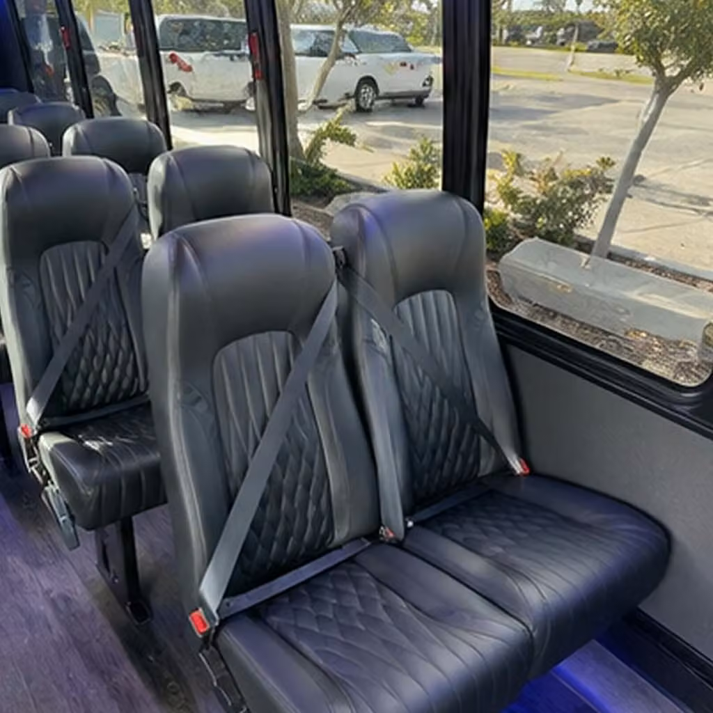 35 passenger minibus inside