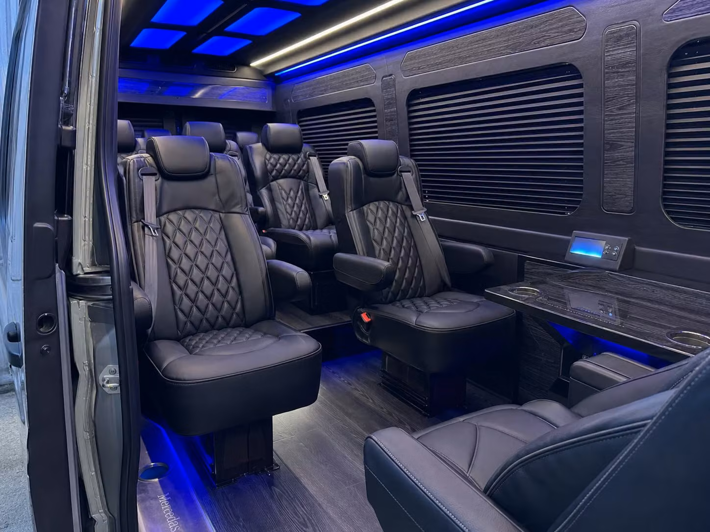 sprinter van with driver interior